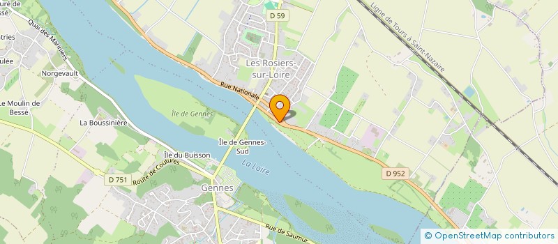 localisation de l'entreprise SCI LA POSTE SAINT CLEMENT  SAINT-CLEMENT-DES-LEVEES