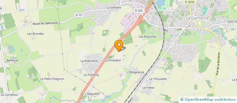 localisation de l'entreprise SCI LA POSTIERE à LA GARNACHE