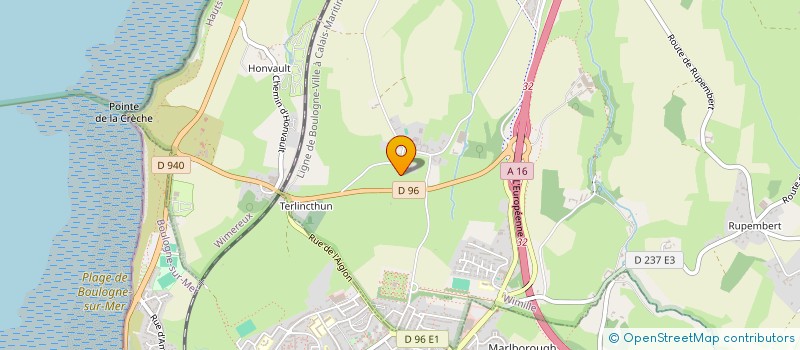 localisation de l'entreprise SCI LA POTERIE  WIMILLE