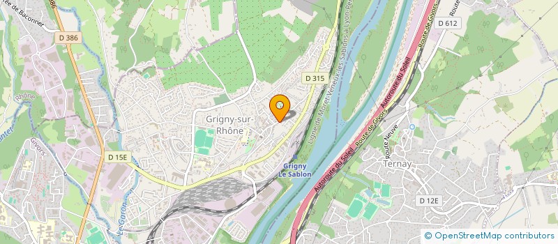 localisation de l'entreprise SCI LA POTERNE 19  GRIGNY