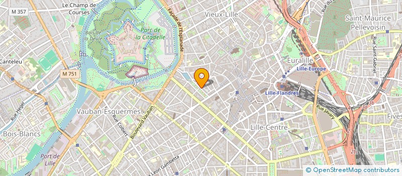 localisation de l'entreprise SCI LA POTERNE à LILLE