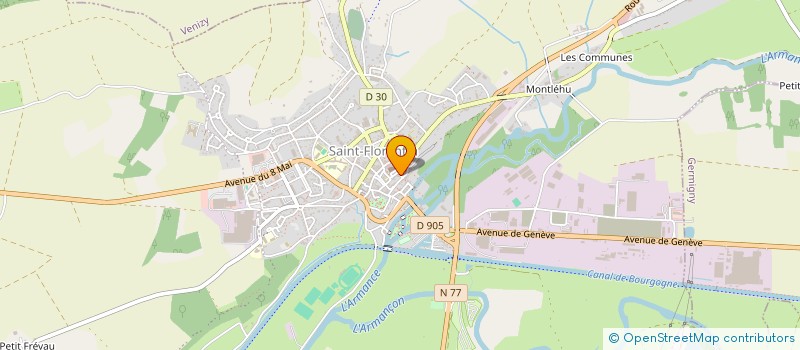 localisation de l'entreprise SCI LA POTERNE  SAINT-FLORENTIN