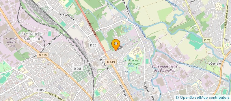 localisation de l'entreprise SCI LA POTERNE à TROYES