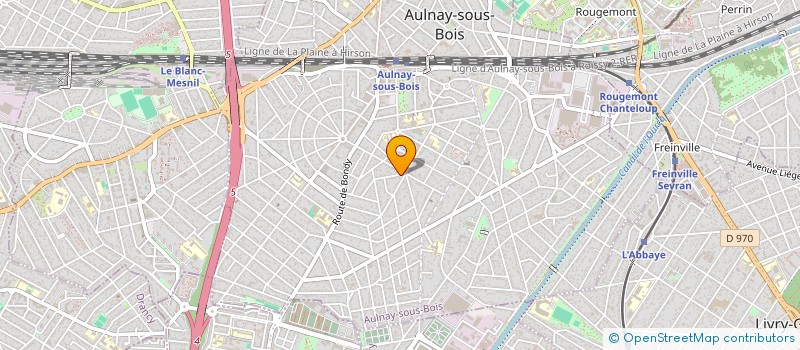 localisation de l'entreprise SCI LA POUDRETTE CHARLY à AULNAY-SOUS-BOIS