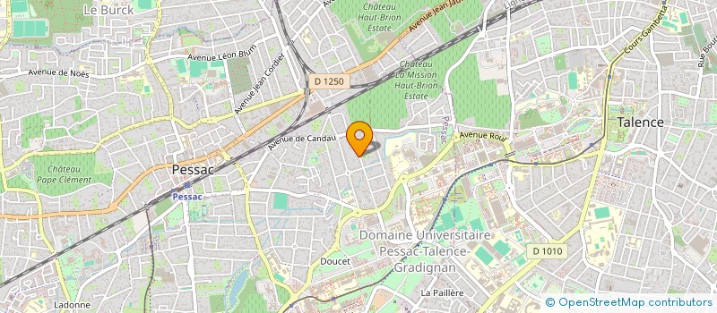 localisation de l'entreprise SCI LA POUDRIERE à PESSAC