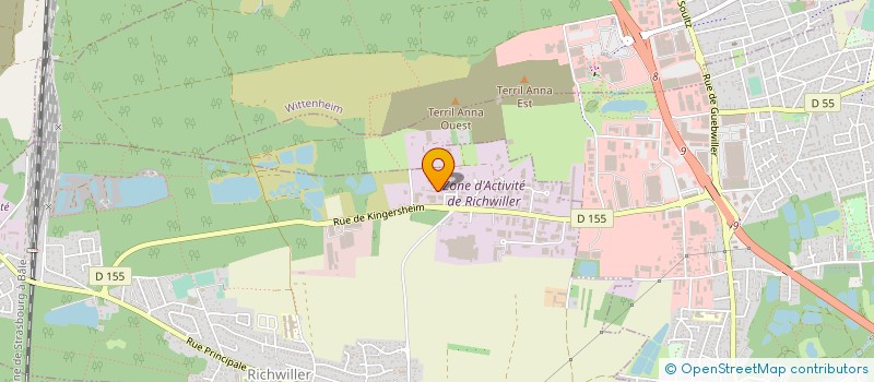 localisation de l'entreprise SCI LA POUDRIERE  RICHWILLER