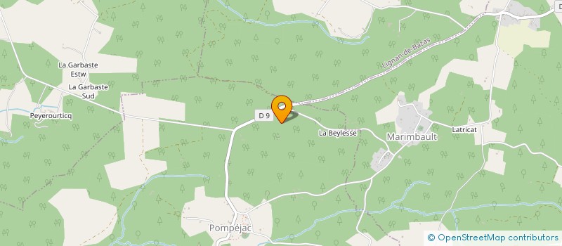 localisation de l'entreprise SCI LA POUDRIERE  POMPEJAC