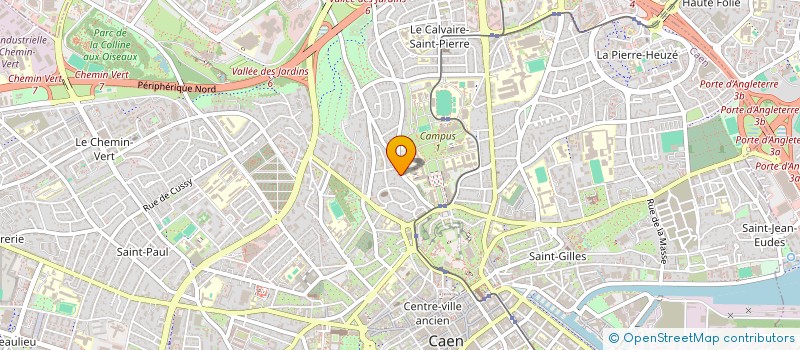 localisation de l'entreprise SCI LA POUDRIERE à CAEN