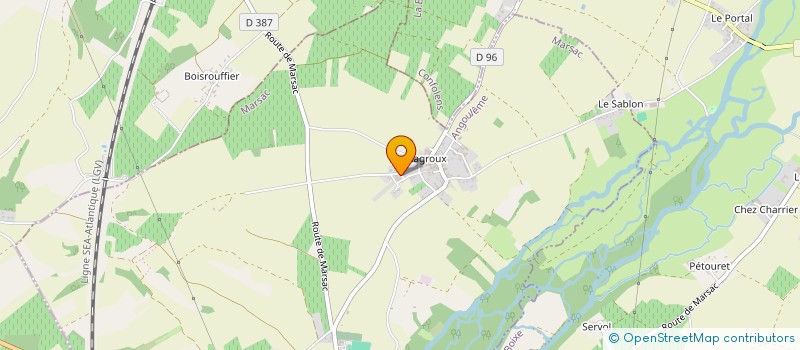 localisation de l'entreprise SCI LA POUGNERIE à MARSAC