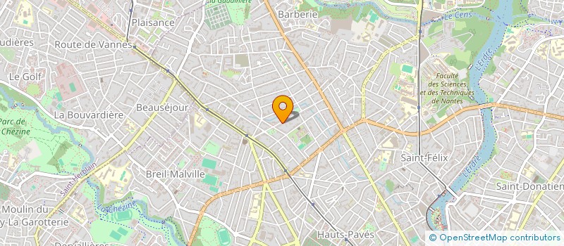 localisation de l'entreprise SCI LA POULE NOIRE à NANTES