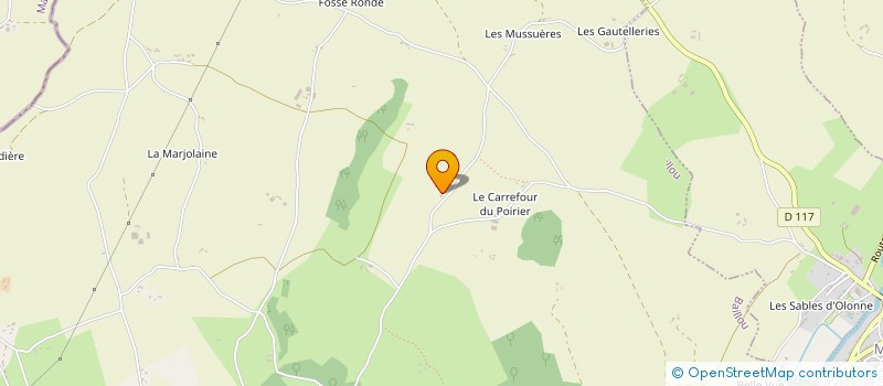 localisation de l'entreprise SCI  LA POULINIERE  BAILLOU