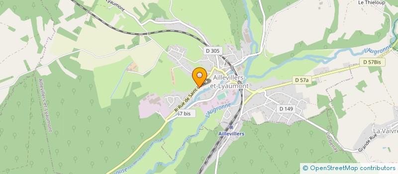 localisation de l'entreprise SCI LA POUPEE QUI TOUSSE  AILLEVILLERS-ET-LYAUMONT