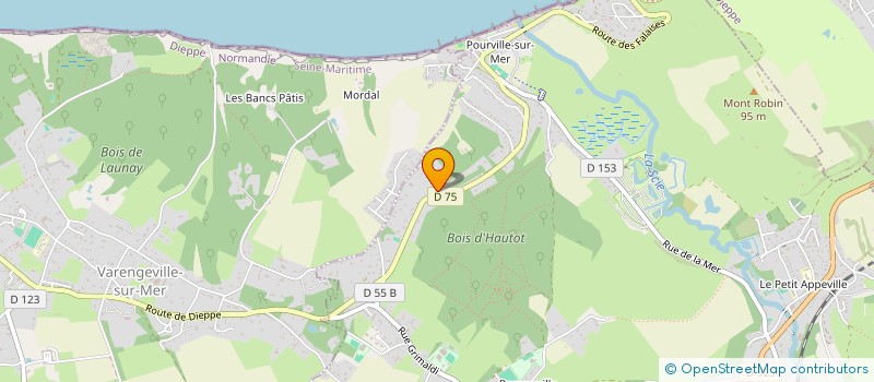 localisation de l'entreprise SCI LA POURVILLAISE  HAUTOT-SUR-MER