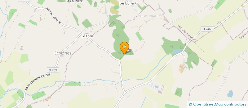 localisation de l'entreprise SCI LA POUSSINETTE à GOUFFERN EN AUGE
