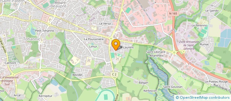 localisation de l'entreprise SCI LA POUSSINIERE à SENE