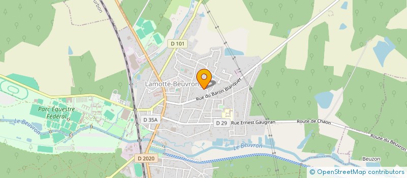 localisation de l'entreprise SCI LA POUTRIERE à SOUVIGNY-EN-SOLOGNE