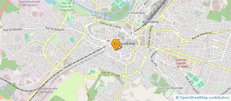 localisation de l'entreprise SCI LA POUYADE à ANGOULEME
