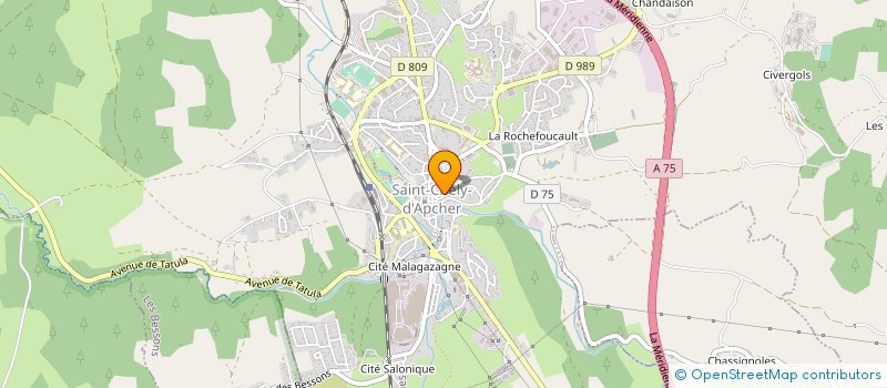 localisation de l'entreprise SCI LA PRADE  SAINT-CHELY-D'APCHER