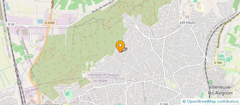localisation de l'entreprise SCI LA PRADE SUR SORGUE  VILLENEUVE-LES-AVIGNON