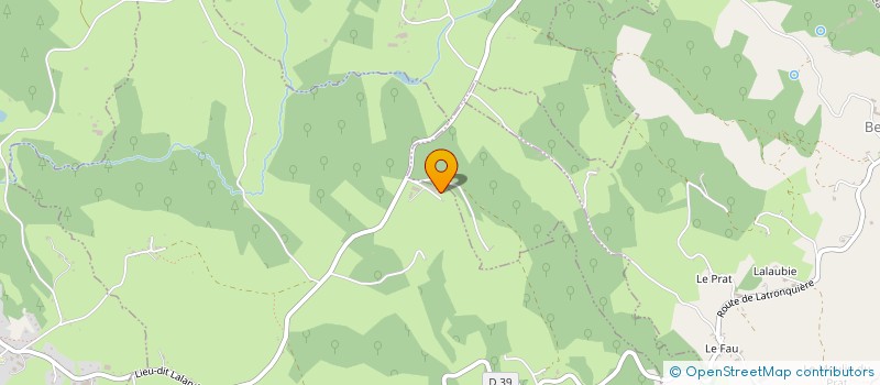 localisation de l'entreprise SCI LA PRADELLE  LATRONQUIERE