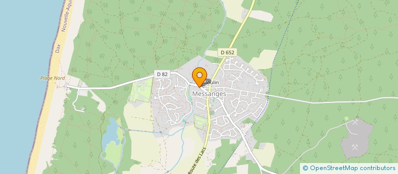 localisation de l'entreprise SCI LA PRADERA à MESSANGES
