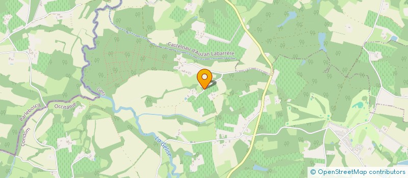 localisation de l'entreprise SCI LA PRADETTE  EAUZE