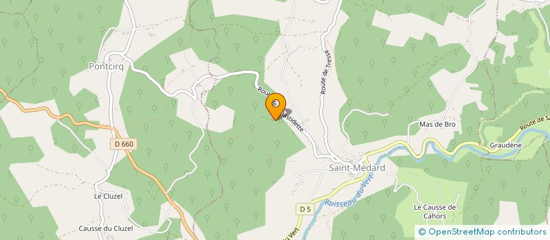 localisation de l'entreprise SCI LA PRADINE  CATUS