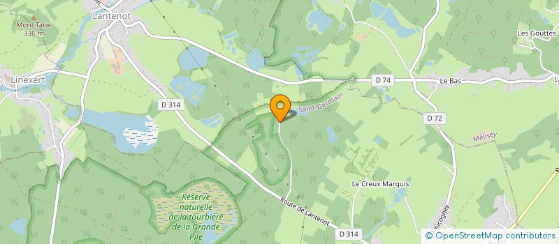 localisation de l'entreprise SCI LA PRAILLE  LANTENOT