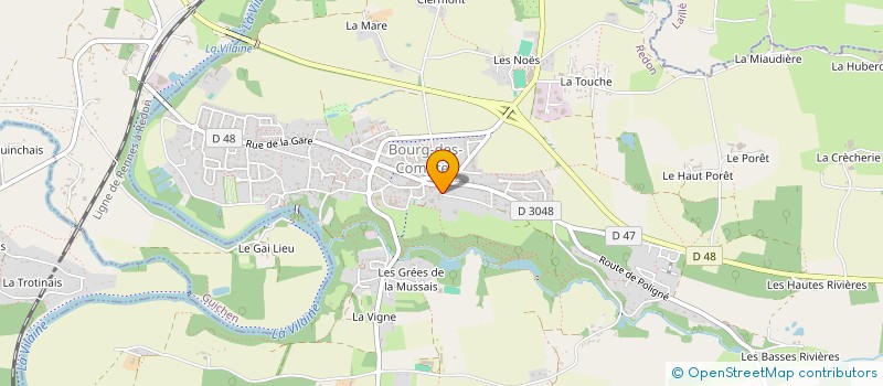localisation de l'entreprise SCI LA PRAIRIE 2  RENNES