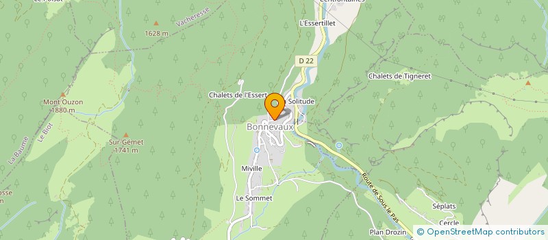 localisation de l'entreprise SCI LA PRAIRIE  ABONDANCE