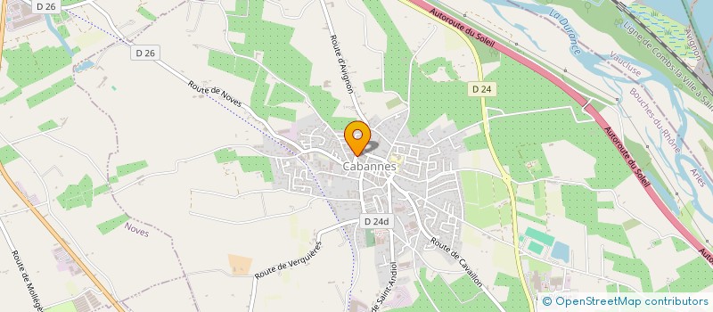 localisation de l'entreprise SCI LA PRAIRIE  CABANNES