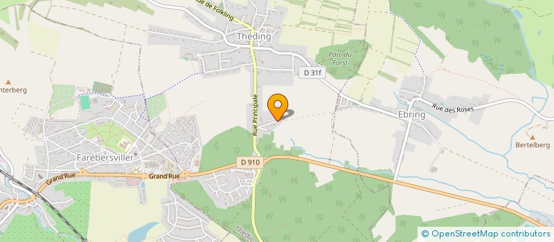 localisation de l'entreprise SCI LA PRAIRIE  THEDING