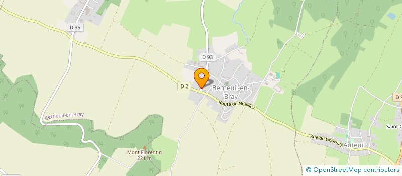 localisation de l'entreprise SCI LA PRAIRIE  BERNEUIL-EN-BRAY