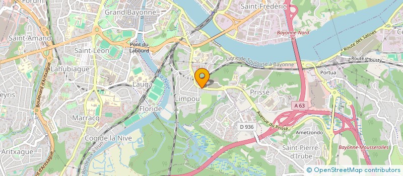 localisation de l'entreprise SCI LA PRAIRIE à BAYONNE