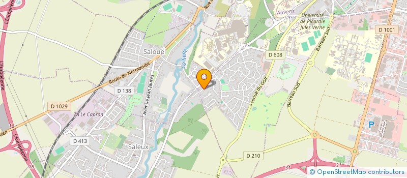 localisation de l'entreprise SCI LA PRAIRIE  SALOUEL