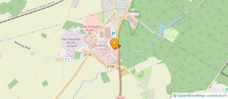 localisation de l'entreprise SCI LA PRAIRIE  RAMBOUILLET