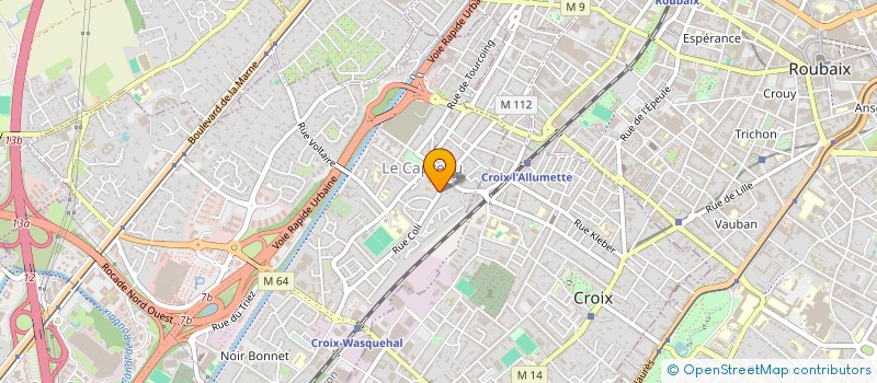 localisation de l'entreprise SCI LA PRAIRIE  WASQUEHAL