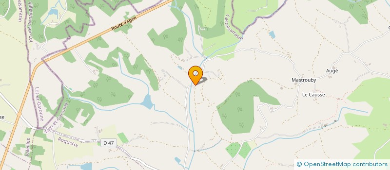 localisation de l'entreprise SCI LA PRAIRIE  MONTAIGU-DE QUERCY