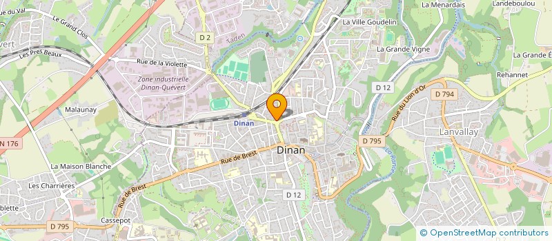 localisation de l'entreprise SCI LA PRAIRIE  DINAN