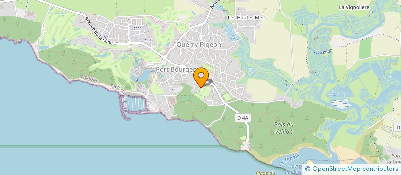 localisation de l'entreprise SCI LA PRAIRIE  TALMONT-SAINT-HILAIRE