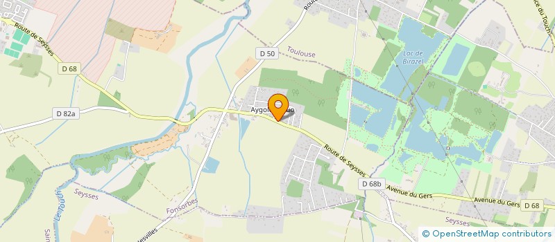 localisation de l'entreprise SCI LA PRAIRIE  BRAGAYRAC