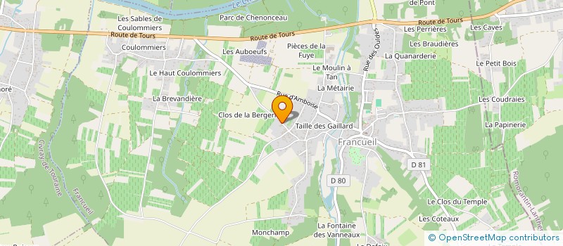 localisation de l'entreprise SCI LA PRAIRIE  FRANCUEIL