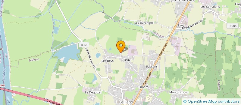 localisation de l'entreprise SCI LA PRAIRIE 91 à FEILLENS