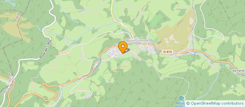 localisation de l'entreprise SCI LA PRAIRIE AUX CERFS  LE BONHOMME