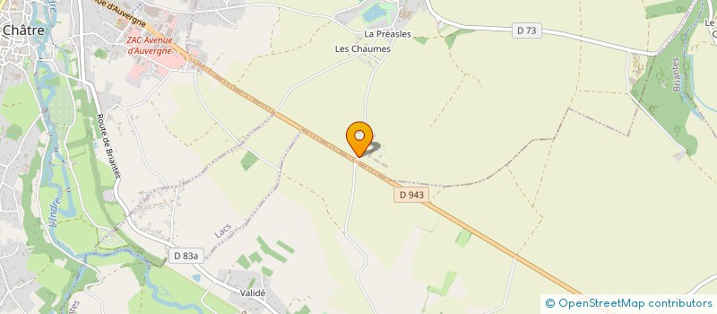 localisation de l'entreprise SCI LA PREASLES à LACS