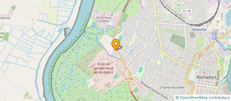 localisation de l'entreprise SCI LA PREE  ROCHEFORT