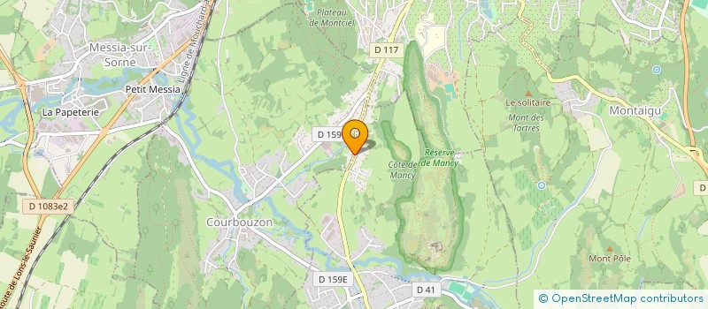 localisation de l'entreprise SCI LA PREF  COURBOUZON