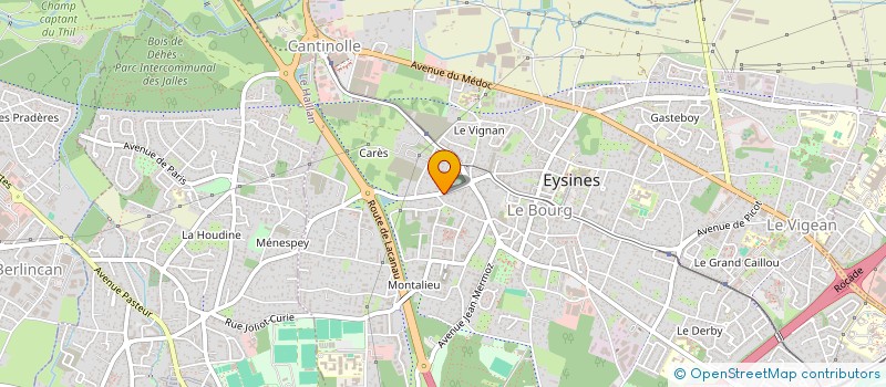 localisation de l'entreprise SCI LA PREM  EYSINES