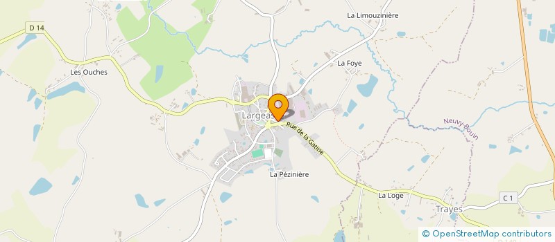 localisation de l'entreprise SCI LA PREMIERE  LARGEASSE