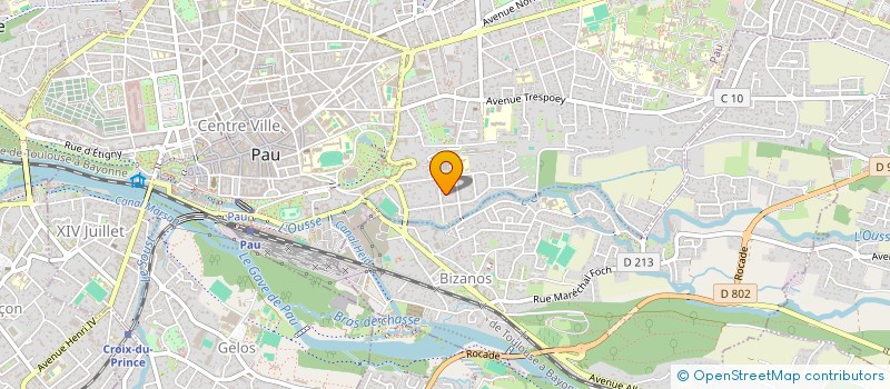 localisation de l'entreprise SCI LA PREMIERE à PAU